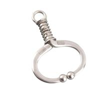 Xyntor Stainless Steel Cattle Nose Ring with Spring | No - Pierce Installation for Painless Use | Bull Cow Nose Clamp for Farm Breeding/Dairy Cows/Bulls | Strong Non - Corrosive (Medium W Spring Bull