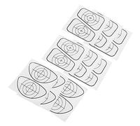 Xyntor Swing Marking Stickers | 9 Pack Reusable Strike Markers | Immediate Feedback for Driver/Iron/Wood Training | Analyze Swing Accuracy & Ball Position