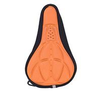 Xyntor Ultralight Riding Seat Cover | 3D Ergonomic Design Reduces Hip Discomfort | Breathable Saddle Cover for Mountain/Road | Shock Absorbing & Secure Grip (Orange)