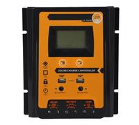 XYONG Controleur de panneau solaire, double ecran LCD USB, regulateur intelligent de charge et de decharge de panneau solaire, 70 A, 12 V, 24 V