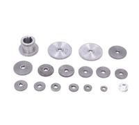 XYONG Fraise a engrenages HT250 en fonte grise, 17 pieces/ensemble, pour mini-tours, pour machines de decoupe de metaux