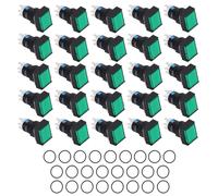 XYONG Kit d'accessoires pour interrupteurs a bouton-poussoir autobloquants 220 V 5 A, 25 pieces, pour machines industrielles