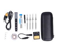 XYONG Kit de fer a souder electrique, outil de soudage a micro-temperature avec 3 pointes et sac de rangement