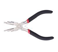 XYONG Pince a bec rond en acier au carbone, pince a 6 segments, outils manuels pour la fabrication de bijoux, DIY, 21005