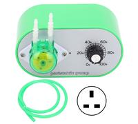 XYONG Pompe peristaltique reglable, automatique, micro-silencieuse, auto-amorcante, 15 ml/min - 95 ml/min, AC100-240 V, prise UK