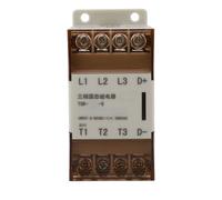 XYONG Relais statique triphase avec radiateur, tension de commande 3-32 V CC, tension de charge 24-380 V CA, coque blanche 25 A, TSR 25DA S