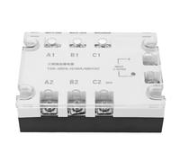 XYONG Relais statique triphase blanc, silencieux, antichoc, fiable, CC vers CA, 3-32 V CC, 24-480 V CA, 40 A