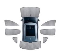 XYPDMGRE Rideaux Pare-Soleil occultants complets sur Mesure pour BMW X3 F25 2011-2018, Accessoire d'isolation Thermique spécifique au véhicule,Whole Car 8 pcs