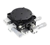 XYR Axis 90 * 90mm LS90-LM Manual Trimming Platform Translation Table Adjust Sliding Table High Precision Linear Guide Rail