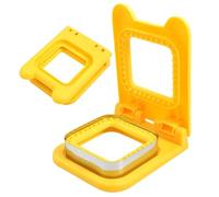 XYRGPQYI Coupe-Sandwich, Moule à Pain, Machine Toast, gâteau, emporte-pièce, Cuisine, Petit-déjeuner, Dessert, Outil de Bricolage(Yellow-1)