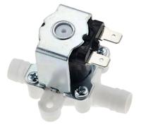 XYRGPQYI Électrovanne pressurisée normalement fermée DC 12 24AC 220V, vanne d'entrée 12mm for Distributeur d'eau, purificateur d'eau en Plastique(12V)