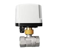 XYRGPQYI Vanne motorisée en Acier Inoxydable 1/2 "3/4" 1 "2", 220V 12V 24V, 3 Fils, 2 Commandes, Robinet à Bille électrique, Grand Couple(3/4",24VDC)