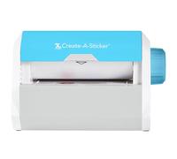 Xyron Create-a-Sticker, étiqueteuse et machine à autocollants de 12,7 cm pour petites entreprises et loisirs créatifs DIY, comprend un adhésif permanent, préchargé (0501-05-10A), 23 x 14,5 x 15 cm