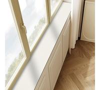 Xyrona Tapis d'Appui de Fenêtre Tapis de Fenêtre Imperméable de 50 à 250 cm, Anti-poussière et Anti-Rayures pour Baie Vitrée, Compatible avec Les Ciseaux, Protection(White,50x25cm(20x10))