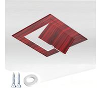 Xyrona Trappe de Visite Trappe d'accès au Plafond avec Vis et Ruban Adhésif, Cache-Trou Mural de 10 à 40 cm pour Plomberie/Électricité/Chauffage, Boîte d'accès(B,12X15cm/4.7x5.9)