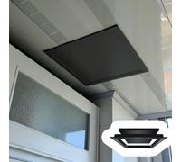 Xyrona Trappe de Visite Trappe d'accès Encastrée au Plafond, Panneau d'inspection sans Joint Apparent, Fixé par Vis, Portes Métalliques pour Combles Maisons, Garages(Black,55x75cm/22 x30)