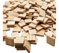 XYSMZM Lot de 200 carreaux vierges en bois pour le Scrabble pour loisirs créatifs, décoration