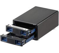 Xystec Boîtier USB 3.0 pour 2 disques durs SATA 2,5 et 3,5
