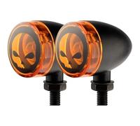 XYSZQJZYP Feu Arrière Clignotant moto 10 mm 12 V ambre, lampe témoin, clignotant Av&ant arrière, ampoule pour scooter