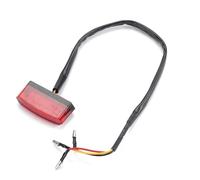 XYSZQJZYP Feu Arrière Éclairage de plaque d'immatriculation à LED, feu arrière frein, clignotant, universel pour moto, lampe décorative