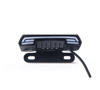 XYSZQJZYP Feu Arrière Feux de plaque d'immatriculation pour moto, scooter, feu arrière, frein, stop, double flash, clignotants, lampes dynamiques