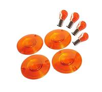 XYSZQJZYP Indicateur Clignotants Accessoires De Moto Cache-lentille De Clignotant POUR Touring POUR Electra Glide POUR Ultra Cl&assic POUR Road King POUR FLHR