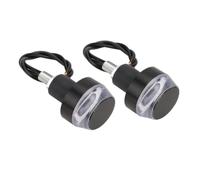 XYSZQJZYP Indicateur Clignotants Clignotant Universel POUR Guidon De Moto, Feu De Gabarit Latéral, Poignée De Guidon De 22 Mm, Clignotant Avec Poignée Blanche
