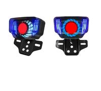 XYSZQJZYP Indicateur Clignotants Feu D'avertissement De Moto DC12V 2.4W, Feux De Freinage Arrière Angel Eye Avec Clignotant Dynamique Universel