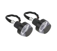 XYSZQJZYP Indicateur Clignotants Lot De 2 Feux Clignotants POUR Guidon De Moto, 12 V, Blanc Et Jaune, POUR Poignée D'appui Et Feu De Position Latéral