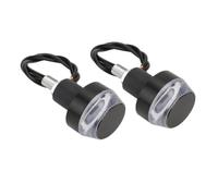 XYSZQJZYP Indicateur Clignotants Lot De 2 Feux Clignotants POUR Guidon De Moto, 12 V, Blanc Et Jaune, POUR Poignée D'appui Et Feu De Position Latéral