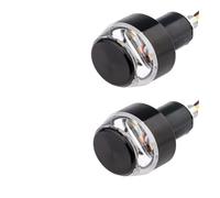 XYSZQJZYP Indicateur Clignotants Lot De 2 Feux Clignotants POUR Guidon De Moto, Blanc Et Jaune, Barre D'appui Universelle POUR Guidon De 22 Mm