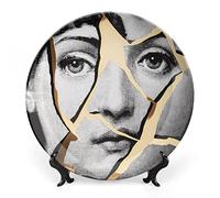 XYTDM Lina Cavalieri Assiette décorative murale avec support et crochet à ressort spécial, 20,3 cm, A6