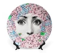 XYTDM Lina Cavalieri Assiette décorative murale avec support et crochet à ressort spécial, 25,4 cm, A28