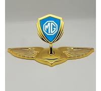 XYTUAT Emblème de Logo de Voiture, pour MG MG3 MG5 MG6 MG7 ZS GT HS TF ZR ES EZS GS, Logo Emblème Badge Logo de Voiture Autocollant D'insigne en Lettres,D