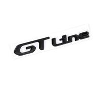 XYTUAT Emblème de Logo de Voiture, pour Peugeot GT-Line, Logo Emblème Badge Logo de Voiture Autocollant D'insigne en Lettres,A