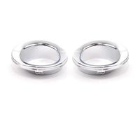 XYTZDQFDC Couvercle Antibrouillard Avant pour Mini Cooper S R50 R52 R53 2004-2008, Garniture chromée pour feu antibrouillard Avant de Voiture