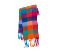 XYUAN Echarpes Et Foulards Femme,Hommes Plaid Longues Écharpes Hiver Chaud Écharpe Dames Wrap Gland Châle Laine Artificielle Châle Grille De Couleur Couverture Écharpe Chaud Froid Unisexe