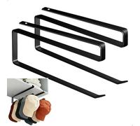 xyuayamz Support Casquette Mural, Porte Chapeau Mural, Support Casquette Rangement, Organisateur de Casquettes pour Chambre à Coucher Entrée Placard, Métal, 2 Pièces, Noir