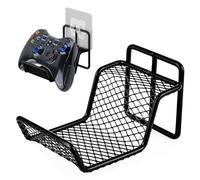 xyuayamz Support Manette, Porte Manette Ps5, Montage Mural Support Manette Xbox, Support Casque pour Contrôleur de Jeu, Casque, Sac à Dos, câbles, Stable sans Agitation, Métallique, Noir