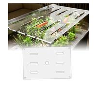 XYUERU Couvercle d'aquarium en Acrylique avec Trou d'air Frais, Couvercle Anti-Saut, Couvercle de réservoir ventilé for Reptiles, Tortues, Aquarium, Habitat(45x30cm)