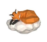 XYUERU Matériau de moule en papier 3D, décoration artisanale en papier animal, origami géométrique, applicable aux amateurs de manuels