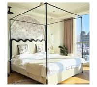 XYUERU Support de moustiquaire for lit à baldaquin, Support de Rideau for Cadre de lit à baldaquin, tiges de Poteau épaisses for Cadre de lit à baldaquin for la Maison(200x220cm)