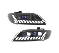 XYUOIS Ensemble Phares Avant voiture Compatible Avec Q7 2006 2007 2008 2009 Phare Avant DRL Clignotant Ensemble Lampe Frontale Accessoires Automobiles Feux De Conduite(With AFS)