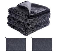 Xyvor Lot De 3 Total Clean Chiffon Shiny Bath, 40X60Cm Chiffon, Extrêmement Absorbants Chiffons Chiffons Total Clean Serviette Microfibre Voiture pour Verre Voiture Maison Salle Bain