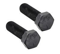 XYWHPGV 1/2 ''-13 x 1-3/4'' Vis à tête hexagonale Boulons de fixation Grade 5 UNC Acier au carbone Noir 2pcs(6bb26 73c69 fe758 3e77a cf56d 94d5a