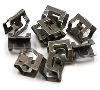 XYWHPGV 10 pièces 7mm trou métal rivets voiture intérieur tableau de bord panneau garniture clips de retenue(5b473 89d08 49a07 b0c35 e1665 75454