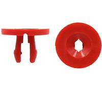 XYWHPGV 100 pièces en plastique rouge rivets porte pare-chocs garde-boue attaches de fixation 9 mm pour voiture(0de0e 573c9 31187 2585a 43bbb 524f4