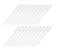 XYWHPGV 100 pipettes jetables en plastique 5 ml, pipettes Pasteur transparentes à transfert gradué, longueur 205 mm, compte-gouttes liquide pour oreille, huiles essentielles, peinture à l'alcool, labo
