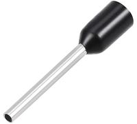 XYWHPGV 1000 pièces AWG22 embouts de fil connecteurs à sertir en cuivre, VE0512, noir, kit d'outils de sertissage de fil, kit d'assortiment de bornes d'extrémité de broche de cordon isolé(395ba 6b7e1