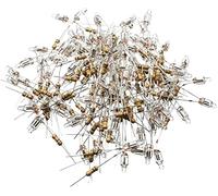 XYWHPGV 100Pcs F4 4x10mm Lumineux Rouge Lumière Ampoule Néon Indicateur Lampe W 100K Résistance(d8c83 1a76c 6016a 5fdf5 d7969 ddb0d
